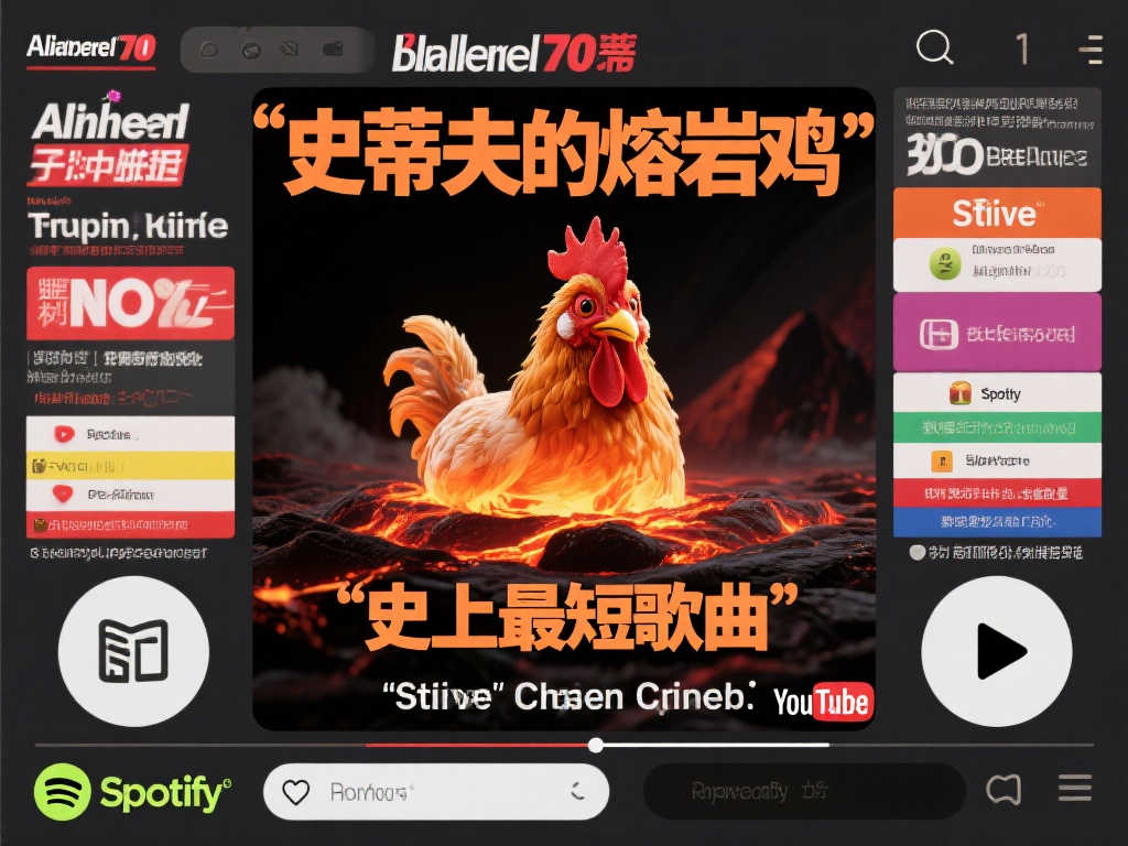 史上最短神曲:《我的世界》“史蒂夫的熔岩鸡”爆红公告牌百强榜 史上最短神曲:《我的世界》“史蒂夫的熔岩鸡”爆红公告牌百强榜