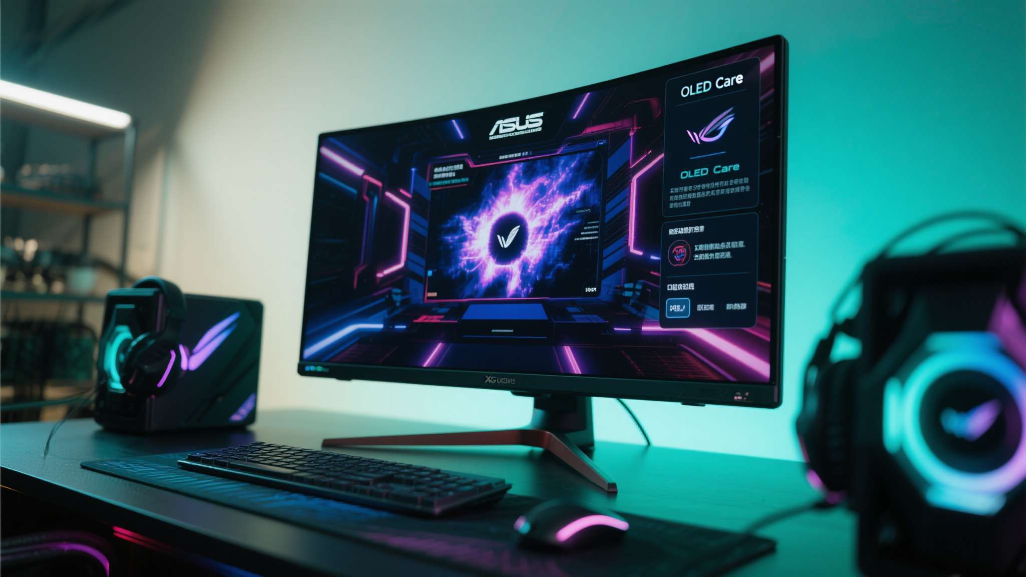 华硕2025年OLED显示器市场份额领先，ROG XG32UQDMS电竞新品开启预约！